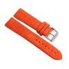 Orange Stingray Uhrenarmband aus Leder