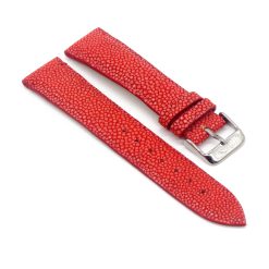 Uhrenarmband-galuchat-farbe-Rote-1